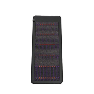 Tapis de massage chauffant Premium Pro Mat en améthyste naturelle 660nm à photons pour le corps entier, soulagement des douleurs dorsales et menstruelles - Product Image 1