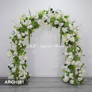 ดอกไม้ประดิษฐ์ DKB ขายส่ง ฉากหลังงานแต่งงานสุดหรู ตกแต่งซุ้มโค้งด้วยแผ่น KT จัดดอกไม้สำหรับงานอีเว้นท์ ปรับแต่งขนาดได้ - Product Image 3