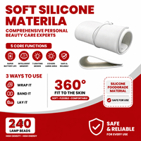 Masque facial LED flexible GLPE 7 couleurs, appareil de photothérapie, enveloppe en silicone pour thérapie par lumière rouge, soin de la peau du corps, logo personnalisé OEM