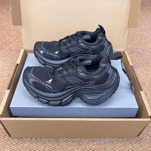 Zapatillas Deportivas Gruesas de Malla Amarilla Neón Gris, Transpirables, Estilo Urbano, con Plataforma - Product Image 2