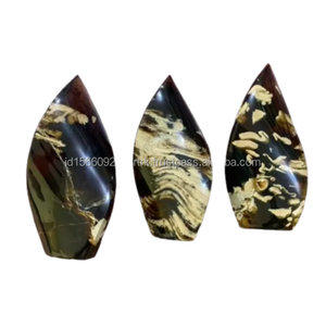 Venta al por Mayor de Ámbar Natural de Sumatra, Indonesia, de Alta Calidad, Pulido, con Forma de Llama, Cristal Curativo, Artesanía, Tamaño 10 cm - Product Image 5