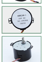 Moteur pas à pas à aimant permanent Faradyi 50BYJ46 avec réducteur ; 12V CC 2 phases 50Nm de couple pour utilisation en salle de bain/climatiseur/ventilateur