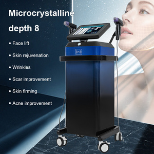 Double Handle Acne Treatment Stretch Marks Removal Anti Aging Wrinkle Removal Crystallite Depth 8mm <b>Machine</b> Portable - Product Image 1