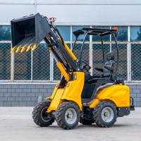 Mini-chargeur de marque chinoise de premier plan, 1500 kg, moteur Yanmar, électrique, 4x4, avec corps rotatif, chargeur télescopique tout-terrain, moment de charge élevé