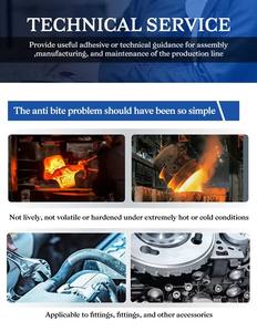 Pâte lubrifiante anti-grippage HiGlue LB 8008 cuivre-graphite pour lubrifier les vis, les écrous, les tuyaux dans l'automobile - Product Image 3