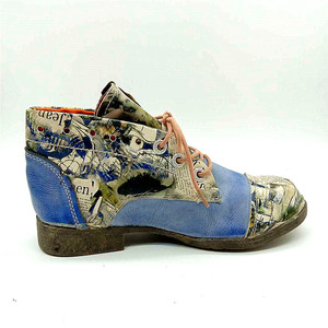 Nouvelle Mode Logo Personnalisé Belle Lacets Bottes Martin, Dames En Cuir Bottes - Product Image 4