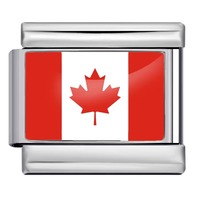 Nouvelle Série de Bracelets DIY en Acier Inoxydable avec Pendentifs Drapeaux du Monde en Résine Photo Patriotique, Accessoires Unisexe, Vente en Gros