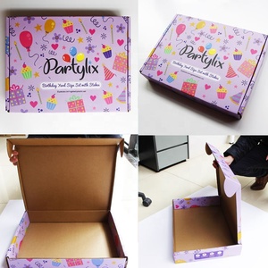 Nhà Máy Trực Tiếp Tùy Chỉnh In Vận Chuyển Mailing Boxes Màu Sóng Giấy Carton Kraft Hộp Bao Bì Với Mailing Box - Product Image 6