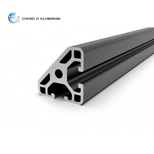 Fournisseur mince en aluminium d'aluminium <span class=keywords><strong>de</strong></span> profil du profil <span class=keywords><strong>90</strong></span> ° en aluminium usiné d'extrusion <span class=keywords><strong>de</strong></span> rail - Product Image 1