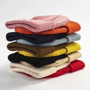 Custom Plain Color Casual Rib Knit Cuff Beanie <b>Hat</b> with 3D Embroidery and Image Style Unisex Winter <b>Warm</b> <b>Hat</b> - Product Image 3