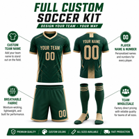 Maillots et shorts de football personnalisés pour les commandes d'équipes saisonnières avec noms et numéros de maillot 100% polyester