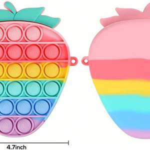 Venta caliente Fidget Bag, Bubble Push Toys Bolsa de billetera de silicona para regalos Monedero Fidget Juguetes sensoriales - Product Image 4