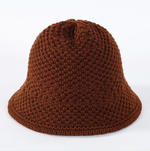 Gorro <span class=keywords><strong>de</strong></span> <span class=keywords><strong>Lana</strong></span> Tejido <span class=keywords><strong>a</strong></span> <span class=keywords><strong>Mano</strong></span> Estilo Noticias Básicas para el Invierno, Cálido, para Mujer Joven - Product Image 6