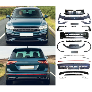 Kit de Carrocería Estilo OE, Kit de Parachoques Delantero, Kit Completo de Parachoques para <span class=keywords><strong>Volkswagen</strong></span> <span class=keywords><strong>Tiguan</strong></span> <span class=keywords><strong>R</strong></span>-<span class=keywords><strong>Line</strong></span> 2021 2022 <span class=keywords><strong>2023</strong></span> 2024 - Product Image 1