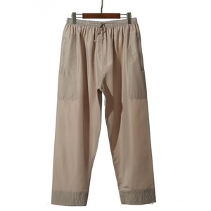 Autumn Breathable Washable Lightweight <b>Elastic</b> Waist Polyester Men's Casual Pants - Product Image 1