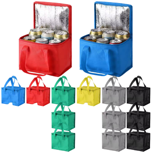 Bolsa Térmica para Almuerzo, Aislada, de Polipropileno No Tejido, con Logotipo Personalizado, para Entrega de Alimentos, Restaurantes y Tiendas de Comestibles - Product Image 1
