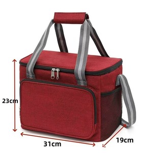 Sac isotherme promotionnel en tissu Oxford, sac isotherme pour gâteaux, sacs isothermes pour aliments à emporter, sac de voyage isotherme, sac isotherme - Product Image 6
