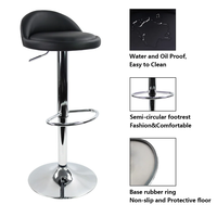 Tabourets de bar modernes en gros NOUVEAU Design européen Tabourets de bar à pieds métalliques Tabourets de bar en cuir Chaises de bar