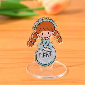ขายส่งสแตนดี้อะคริลิกใสสองชิ้นแบบกำหนดเองได้ พร้อมฐาน ลายการ์ตูนอนิเมะ - Product Image 4