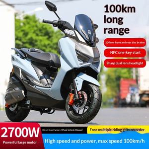 עיצוב חדש מהמפעל ZHUOYANWEI -jianchihu2 קטנוע אופנוע בנזין ללא מברשות 150CC עם מהירות מקסימלית של >80 קמ'/שעה לסיטונאות - Product Image 4