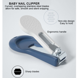 Bon marché, ensemble de <span class=keywords><strong>manucure</strong></span> et de pédicure pour bébé 4 pièces, coupe-ongles, ciseaux, lime à ongles pour enfants, kits d'outils de soins de santé pour nouveau-né - Product Image 2