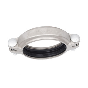 Raccords à sertir à <span class=keywords><strong>double</strong></span> pince en acier inoxydable 304 à <span class=keywords><strong>paroi</strong></span> mince pour conduites de protection incendie - Product Image 2