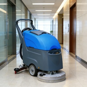 New Heavy Duty High Efficiency Self-Propelled <b>Walk</b> Behind Industrial Floor Scrubber <b>Machine</b> Floor - Product Image 3