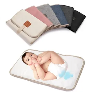 Baby Outing Waterproof Diaper Changing Mat Multi-color Outing Portable Outdoor Changing Soft Diaper Mat