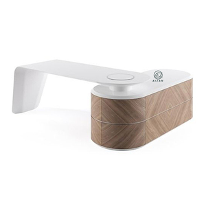 Mobilier de bureau à surface <span class=keywords><strong>solide</strong></span> bureau de PDG blanc moderne table de bureau design moderne pour bureau à domicile - Product Image 1