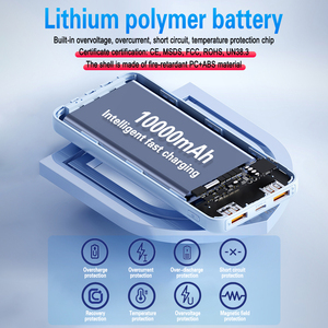 พาวเวอร์แบงค์หน้าจอ LED แบบพกพากลางแจ้งขนาด10000mAh ชาร์จเร็วแบตเตอรี่สำรองและสถานีพลังงาน - Product Image 4