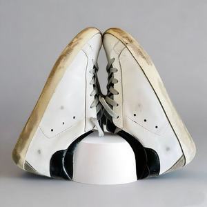 <span class=keywords><strong>Scarpe</strong></span> da Passeggio Sportive da <span class=keywords><strong>Uomo</strong></span> in Vera Pelle Argento con Suola in Pelle, Traspiranti, con Lacci e Punta Rotonda - Product Image 2