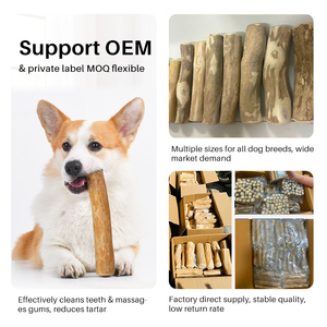 Doğal Kahve Ağacı Köpek Çiğneme Çubuğu Dayanıklı Zeytin Ağacı Evcil Hayvan Oyuncağı Anksiyete Giderici Diş Temizleyici Diş Bakımı Yavru ve Yetişkin Köpekler için - Product Image 4