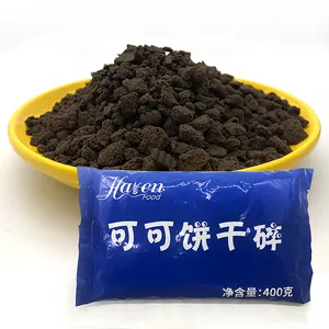 400 g chocolate biscuit crumbs from factory bakery creations bubble tea ice cream topping usage