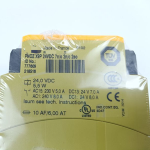 โมดูลรีเลย์ความปลอดภัย X1P 777609 X2P 777610 X3P 777611 ตัวควบคุม PLC ระบบอัตโนมัติทางอุตสาหกรรมสำหรับอุปกรณ์เครื่องจักร - Product Image 1