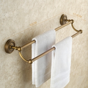 <span class=keywords><strong>Porte</strong></span>-serviettes vintage en laiton, support <span class=keywords><strong>mural</strong></span> pour serviettes en laiton antique pour salle <span class=keywords><strong>de</strong></span> bain, ensemble d'accessoires <span class=keywords><strong>de</strong></span> salle <span class=keywords><strong>de</strong></span> bain rustiques avec barre <span class=keywords><strong>porte</strong></span>-serviettes Barcelone - Product Image 5
