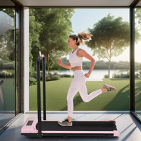 Cinta de Correr Eléctrica Plegable Portátil con Pantalla LED, Área de Correr de 1030*385mm, Tapis de Sport, Walking Pad, Venta al por Mayor