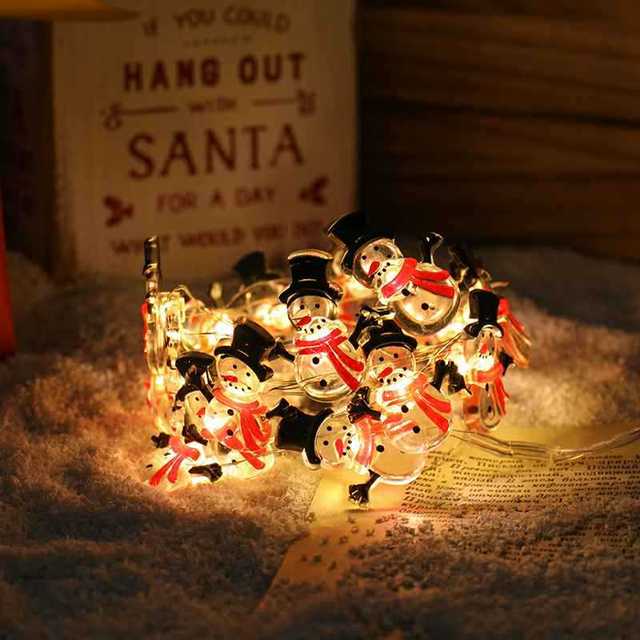 Christmas Holiday Indoor Star Snowflake LED String Lights  Colorful Decorative Fairy Light Night Light Holiday