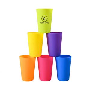 Customized LOGO Silk <b>Screen</b> Printed Unbreakable Cheap Reusable Promotional Party Beer Cups Small PC Plastic 8oz <b>Stadium</b> Cup - Product Image 1
