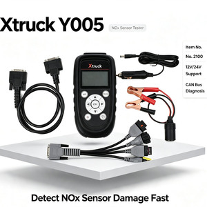 เครื่องทดสอบเซ็นเซอร์ NOx รุ่น Xtruck Y005 เครื่องมือวินิจฉัย CAN Bus 12V 24V เครื่องตรวจจับเซ็นเซอร์ไนโตรเจนออกไซด์สำหรับซ่อมรถบรรทุกหนัก - Product Image 1