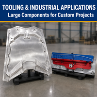 50 Ensembles de Machines à Portique de Grande Taille, Pièces Usinées Industrielles Personnalisées en Acier Inoxydable et Aluminium, Service d'Usinage CNC