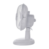 Haute qualité 6 pouces Portable ventilateur de bureau électrique ménage silencieux ventilateur de refroidissement par Air contrôle mécanique à deux vitesses en plastique