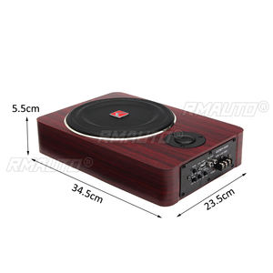 Haut-parleurs de subwoofer de voiture 8 pouces 600W 12V, amplificateur audio stéréo actif en laiton pour automobile - Product Image 6