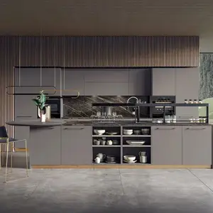 Armoire de cuisine de conception moderne, meuble de rangement sur pied, meuble de cuisine modulaire, offre spéciale