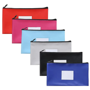 Lot De 2 Pochettes Rangement Cuir Avec Fermeture Pression - Étui Lunettes Protection Doux