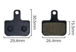 Plaquettes de frein à disque compatibles <span class=keywords><strong>Shimano</strong></span> B01S B05S J04C J05A <span class=keywords><strong>L05A</strong></span> G05S, de remplacement, en résine/métal, semi-métalliques, VTT/Vélo électrique - Product Image 2