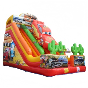 Fabricants de produits gonflables, toboggan gonflable pour voiture, thème Mc Queen, toboggan aquatique gonflable <span class=keywords><strong>avec</strong></span> <span class=keywords><strong>piscine</strong></span> pour enfants, terrains de jeux extérieurs - Product Image 3