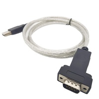 Adaptador de Cable de 9 pines Macho A hembra Rs232 Serial Db9 Macho A Usb 2,0, convertidor de serie