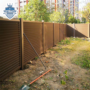 ألواح سياج زاوية من الألومنيوم بتصميم ثلاثي الأبعاد حديث، مسبقة الصنع، عازلة للصوت، آمنة، بإطار معدني، لمواقع البناء والحدائق والرياضة - Product Image 2