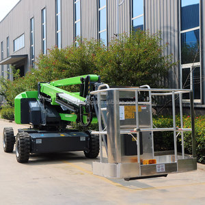 Mesa elevadora de CA eléctrica autopropulsada de nueva Condición 8 ~ 16m hidráulico de acero articulado para industrias de muelles minoristas - Product Image 4