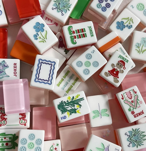 Tuiles de Mahjong Américaines en Acrylique 4 Couches Thème Océan Sirène <span class=keywords><strong>Joker</strong></span> 160 Pièces MOQ1 - Product Image 1